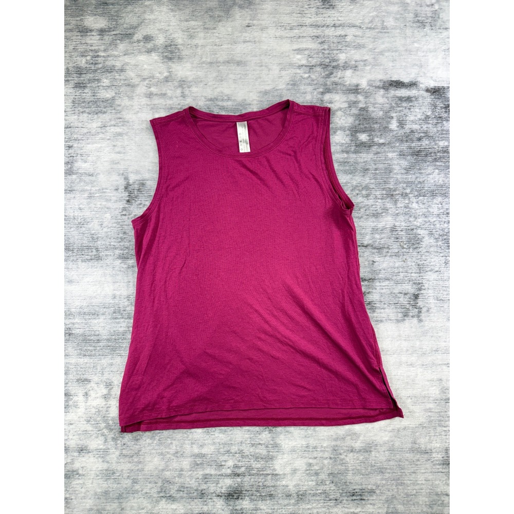 Core 10 Womens Magenta Pink Sleeveless Yoga Workout Tank Top Size M